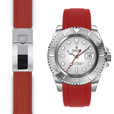 rolex yachtmaster 2 strap|everest curved end rubber strap.